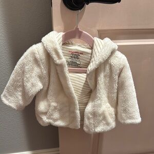 Cozy Cream Baby Jacket